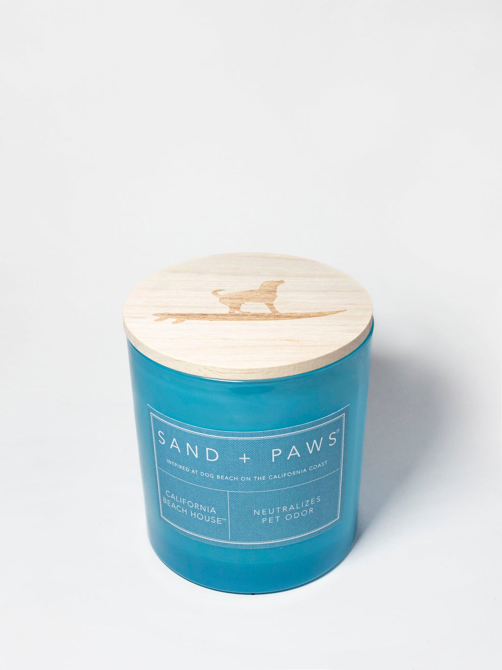 Sand + Paws California Beach House 21 oz refreshing scented candle