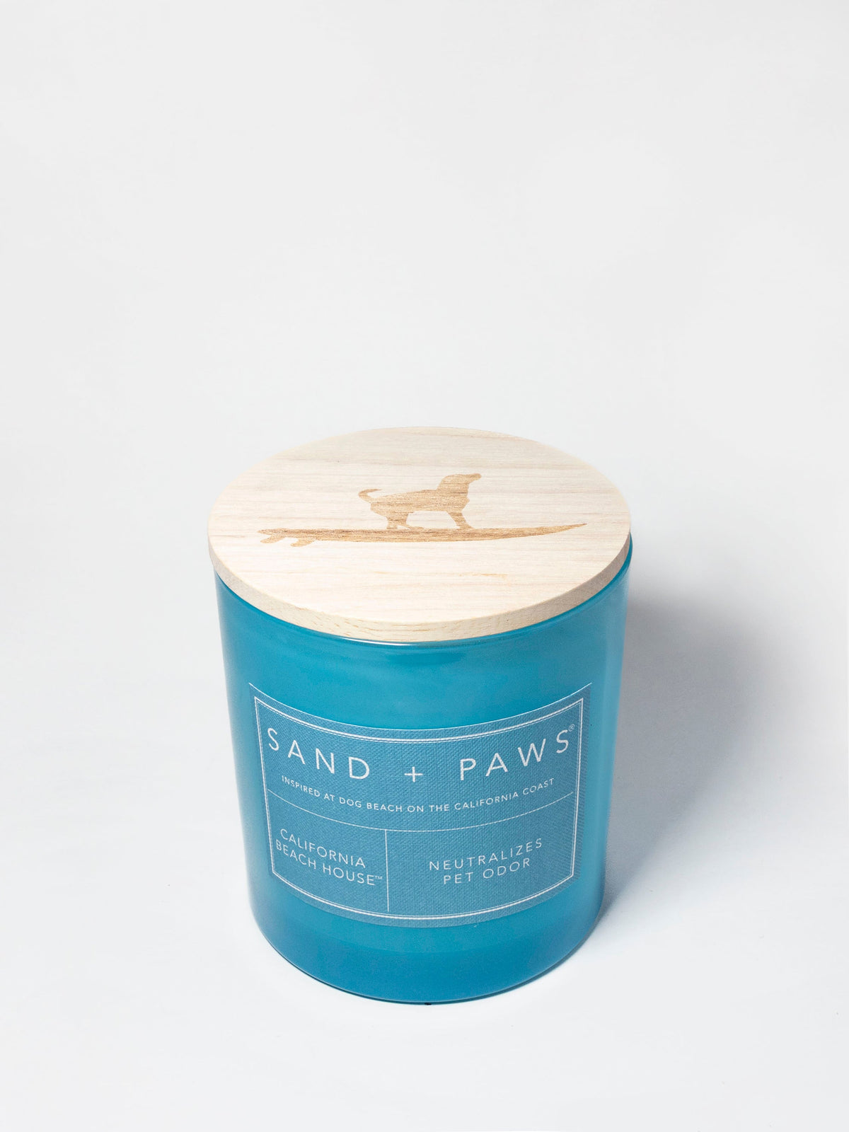 Sand + Paws California Beach House 21 oz refreshing scented candle