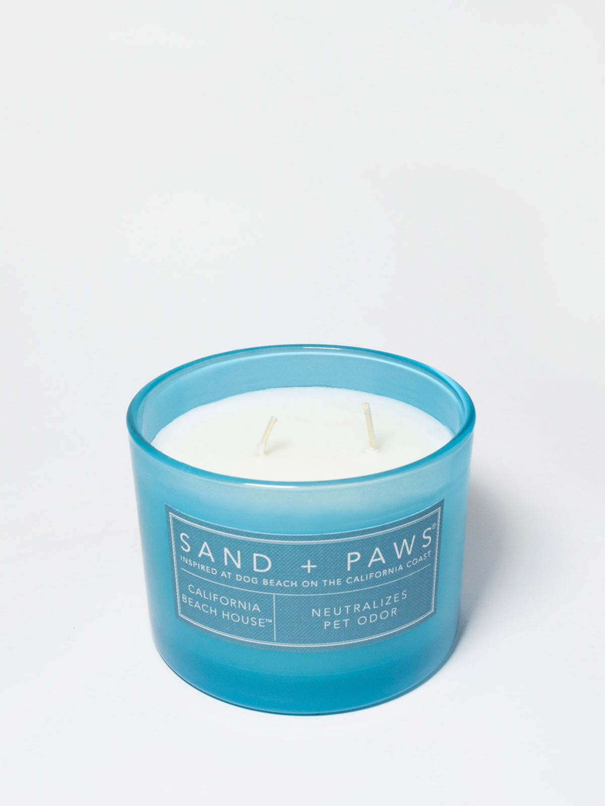 Sand + Paws California Beach House 12 oz refreshing scented candle