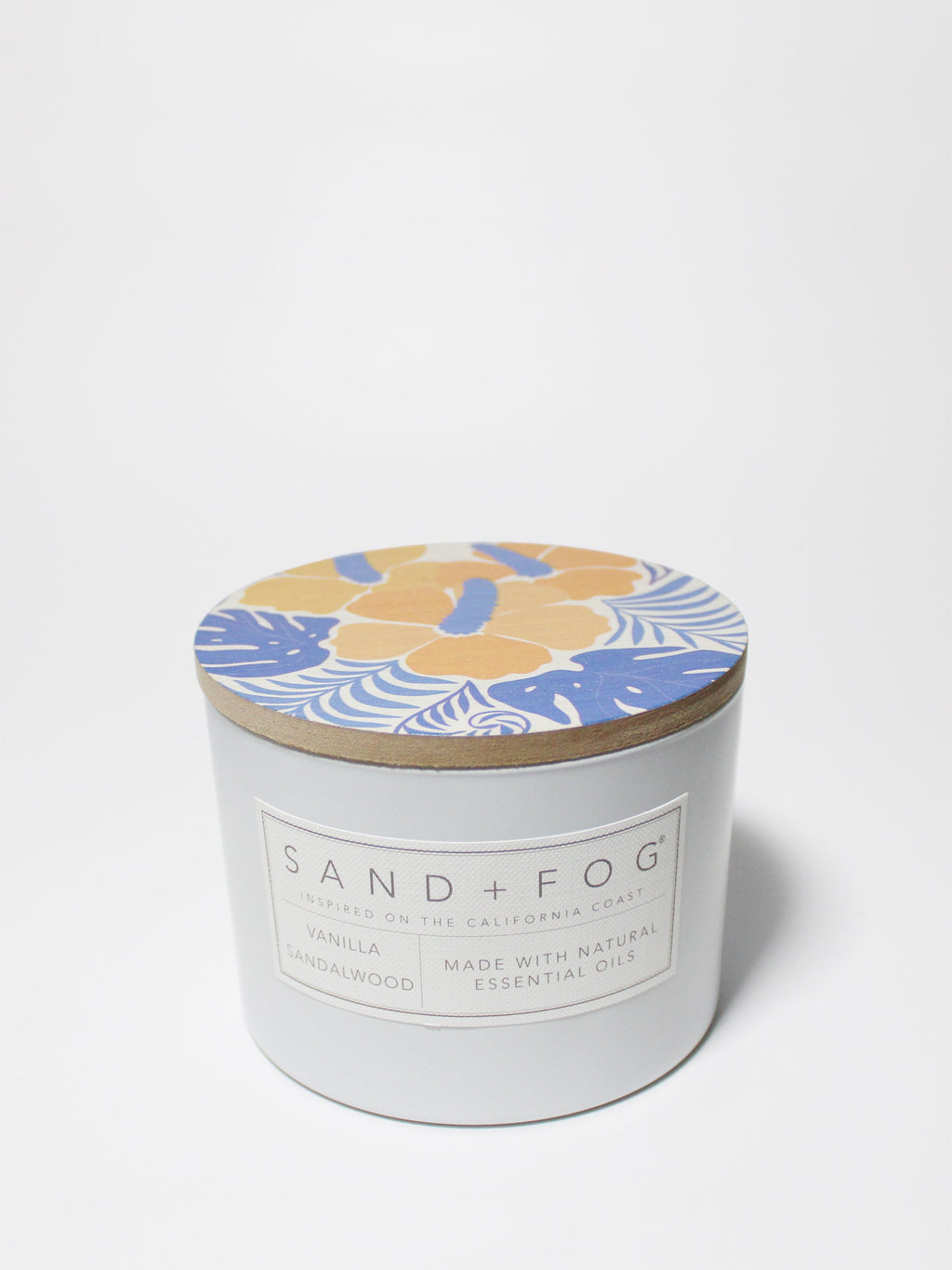 Vanilla Sandalwood 12 oz cozy scented candle