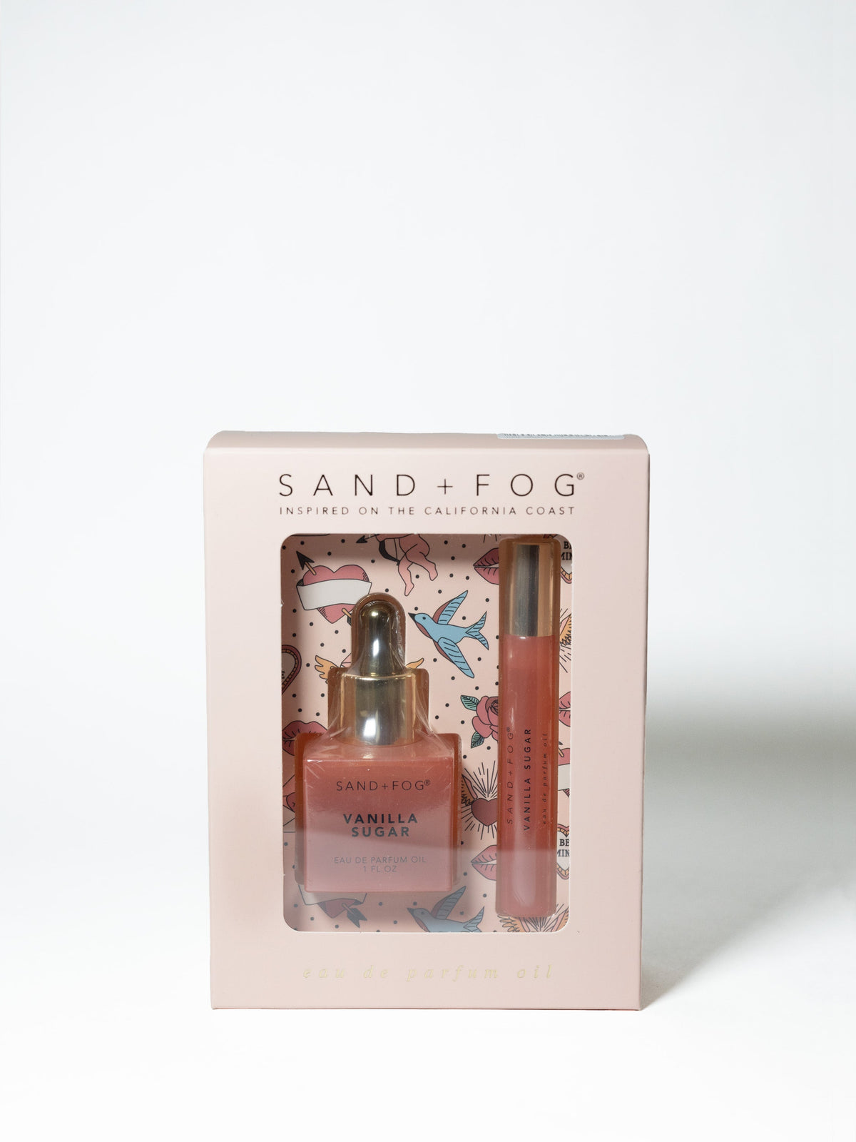 Luxury Perfume Oil Rollerball and Perfume Dropper Set - Vanilla Sugar