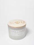 Sand + Paws Pineapple Coconut 12 oz cozy scented candle