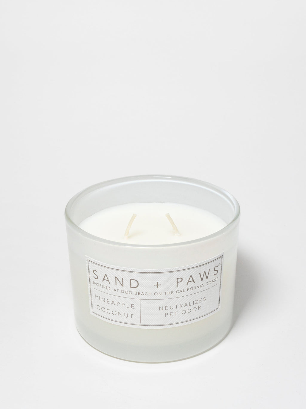 Sand + Paws Pineapple Coconut 12 oz cozy scented candle