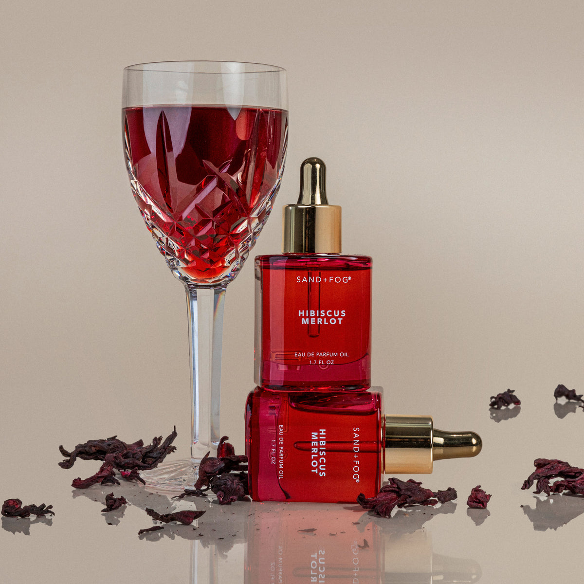 Hibiscus Merlot 50ml Long-Lasting Perfume Oil Dropper
